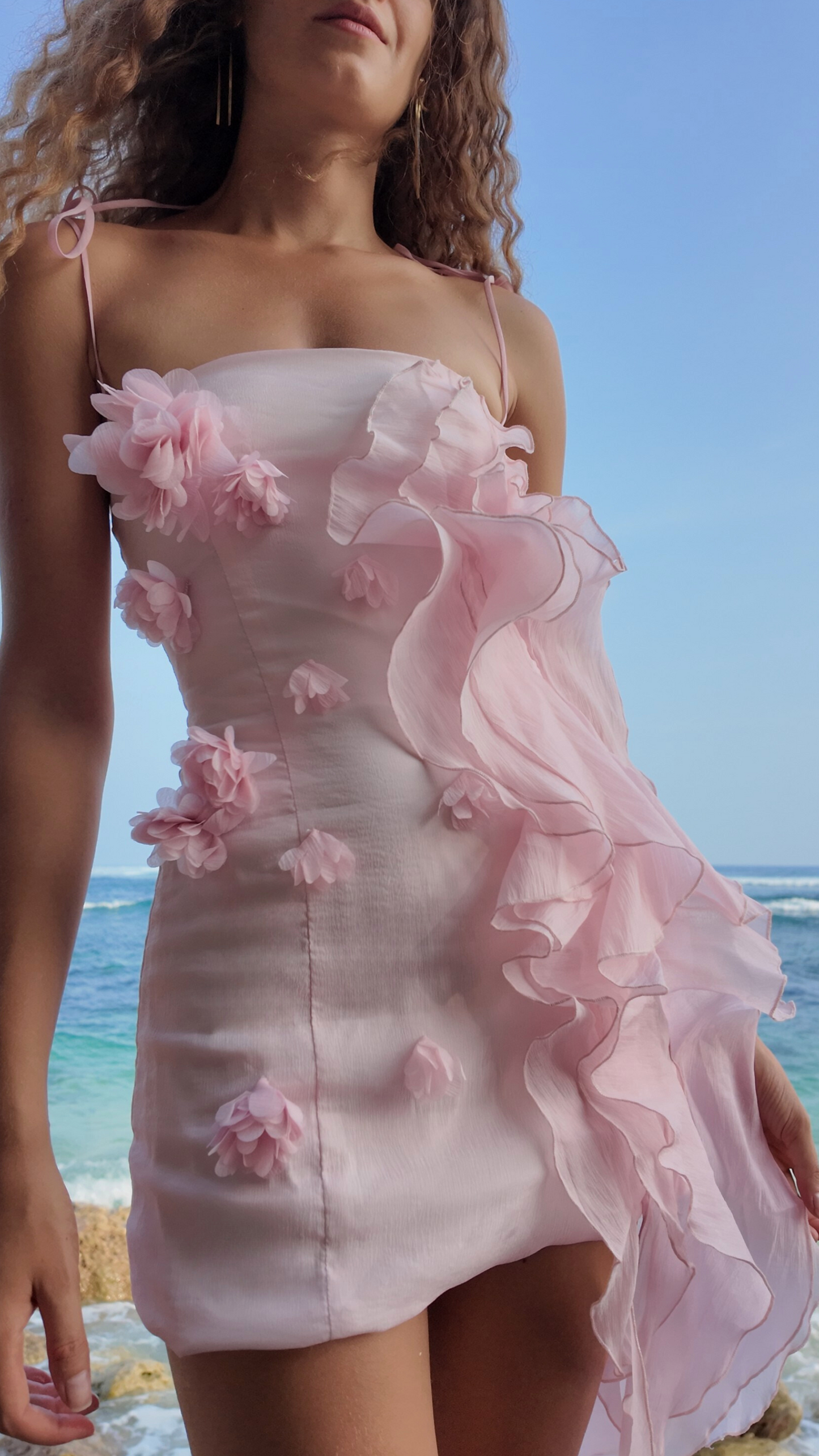 Fairy-tale Ruffle Mini Dress