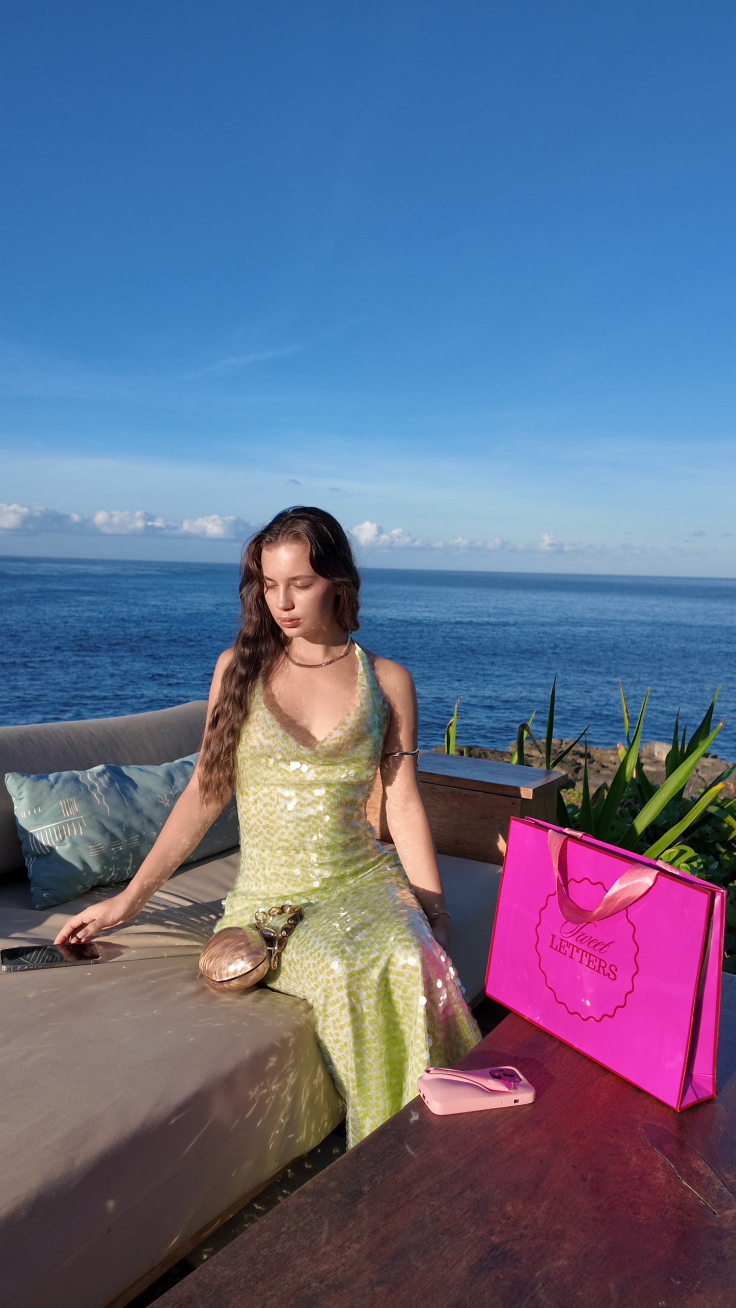 Emerald Glow Maxi Dress