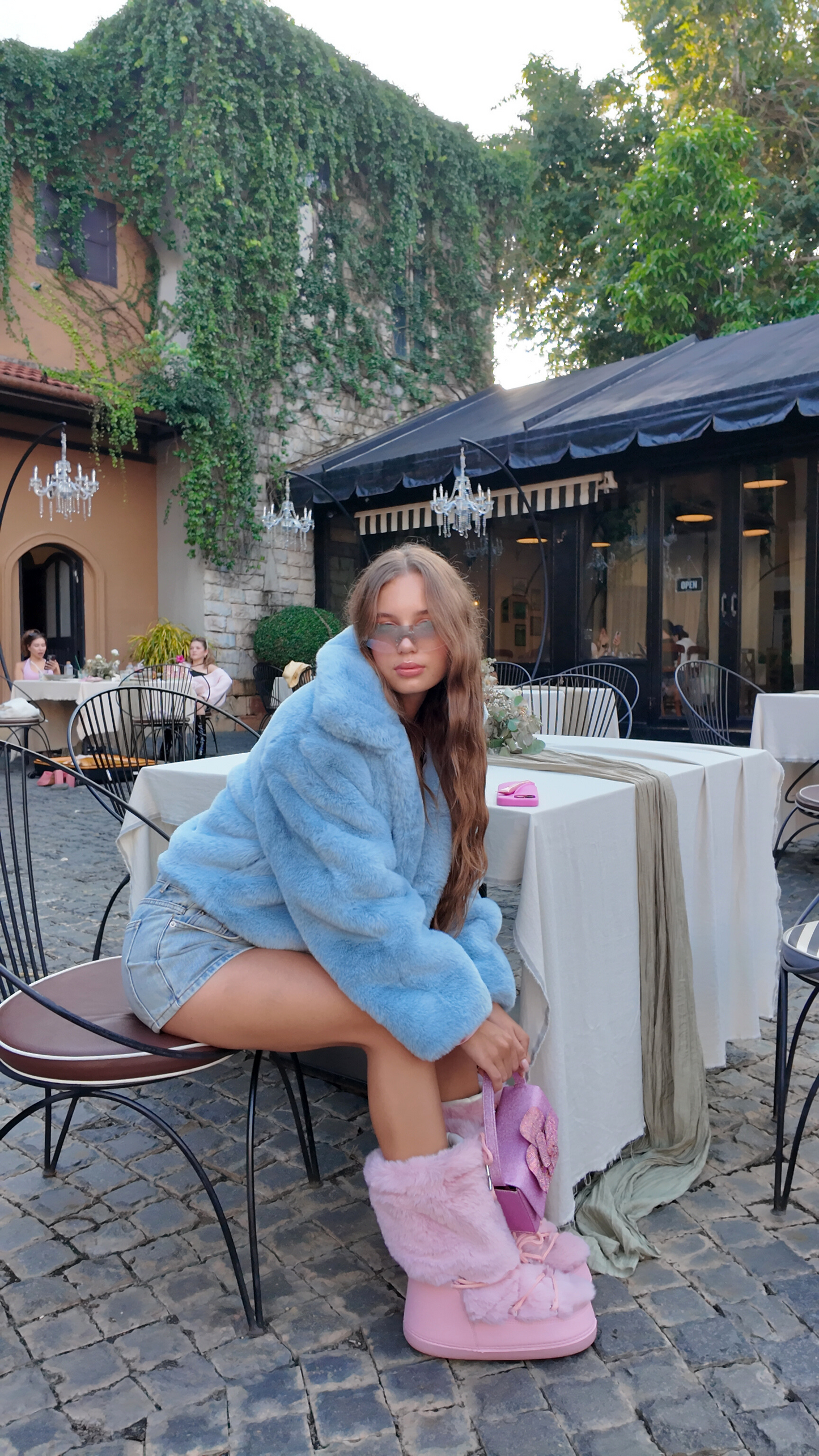 Cotton Candy Fluff Boots